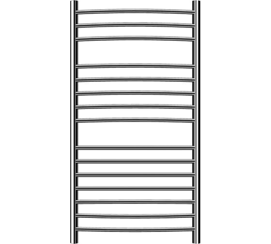 Изображение товара Полотенцесушитель водяной Primoclima Stella Water Inox 100х50 3_5_7 PCStellaWInox100503.5.7