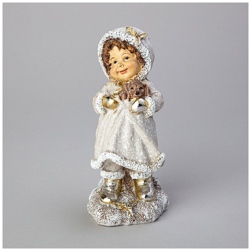 Изображение товара Фигурка Lefard BABY из полистоуна 7,6x6,5x15,2 см белая девочка