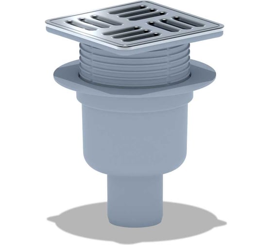 Изображение товара Трап вертикальный АНИ Пласт выпуск 50, рег. решетка нержавейка 120120 TA5714M