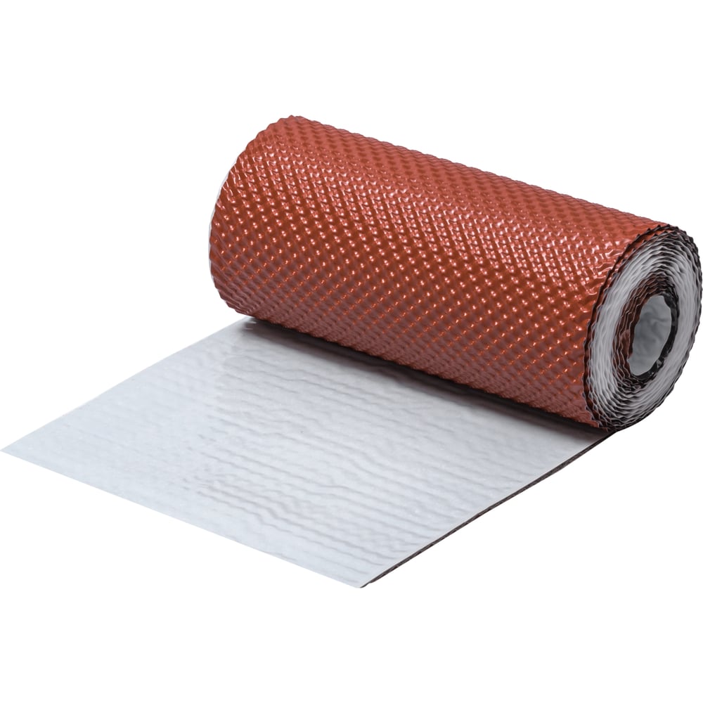 Изображение товара Лента для примыкания 4Roof IZOMIN 3D алюминий+бутил 5x0,3м красная