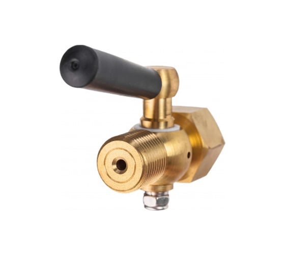 Изображение товара Кран трехходовой пробковый ПО Физтех, АО КТп-A1.1 (МС) внеш.M20х1,5 - внутр.M20х1,5 4687205637215