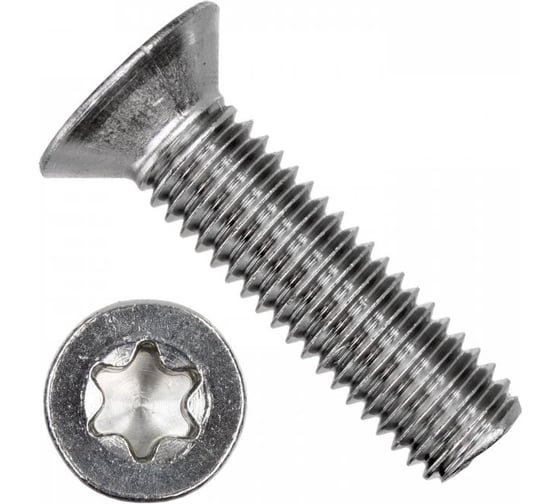 Изображение товара Винт ЦКИ DIN965, М3x6, Ц, TX 10, 25 шт 4815319