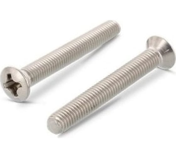 Изображение товара Винт ЦКИ DIN966, М5x10, Ц, Ph 2, 50 шт 8728