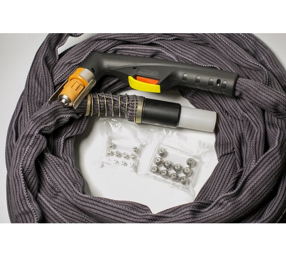 Изображение товара Плазмотрон RusCut LC105 ручной с пневматическим поджигом дуги 105А, 20 метров, морозостойкий, эквивалент LC 105 (PTH-101A-CX-15MA) для аппаратов плазменной резки Lincoln Tomahawk 1538 71052120LХЛ