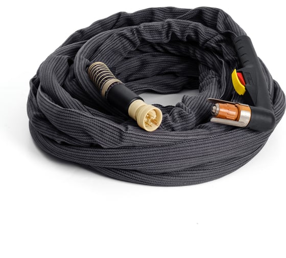 Изображение товара Плазмотрон ручной RusCut HL65 с пневматическим поджигом дуги 60А, 8 метров, для аппаратов плазменной резки HELVI, с разъемом H.FIT 6 pin, эквивалент Helvi H.70 70652108HL