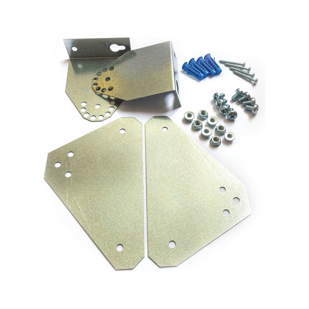 Изображение товара Комплект кронштейнов ZILON МКО-2 28 шт металла для монтажа Надежный монтажный набор