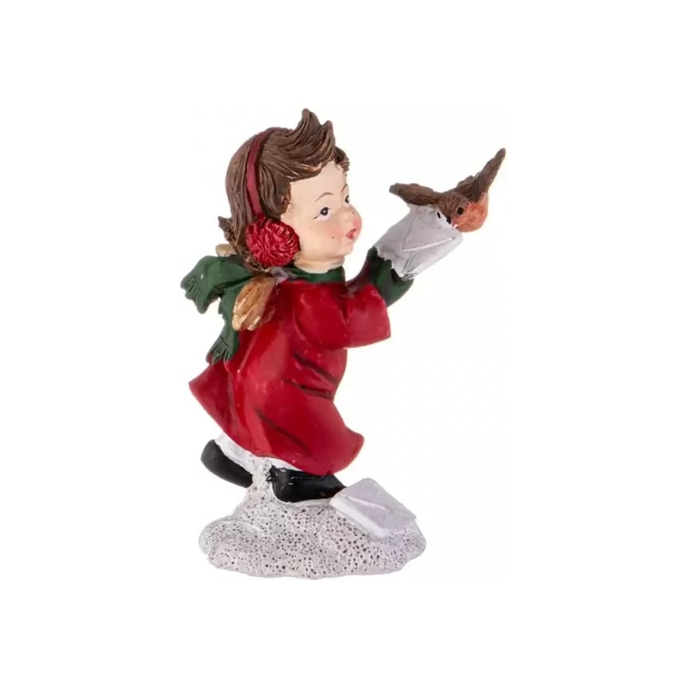 Изображение товара Статуэтка Lefard АНГЕЛ из полистоуна 6x3,5x9 см Красная