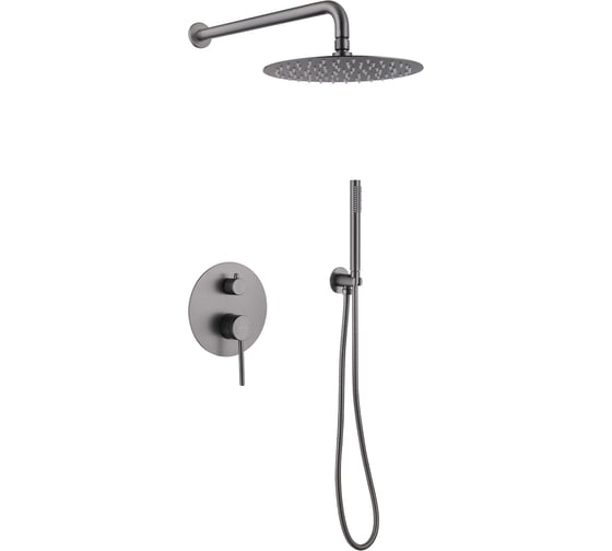 Изображение товара Душевая система ABBER Emotion скрытого монтажа без излива, никель AF8818NG