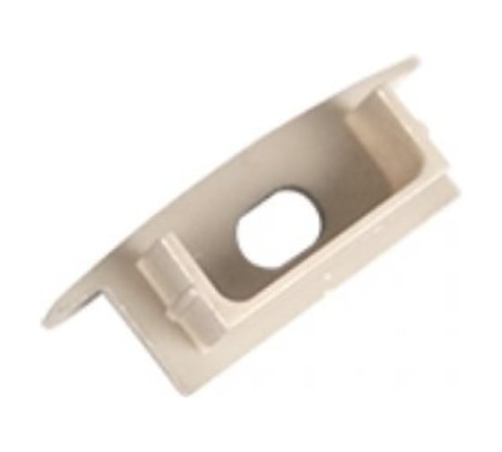 Изображение товара Торцевая крышка для встраиваемого профиля VARTON с отверстием пластик 30x11 мм V4-R0-70.0001.KIT-0212