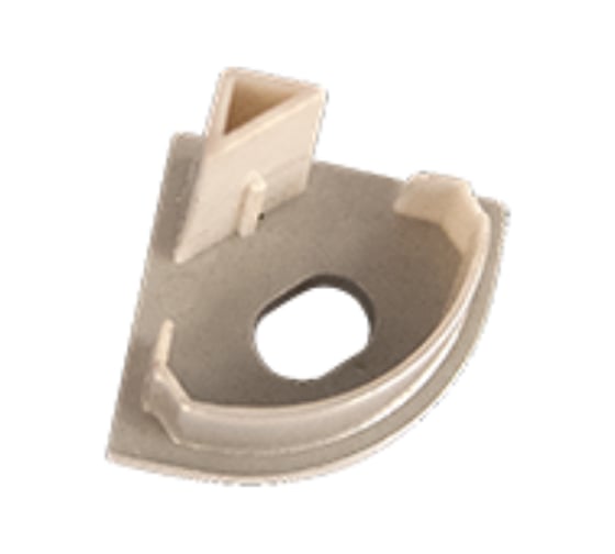 Изображение товара Торцевая крышка для углового профиля VARTON с отверстием 16x16 мм V4-R0-70.0001.KIT-0213