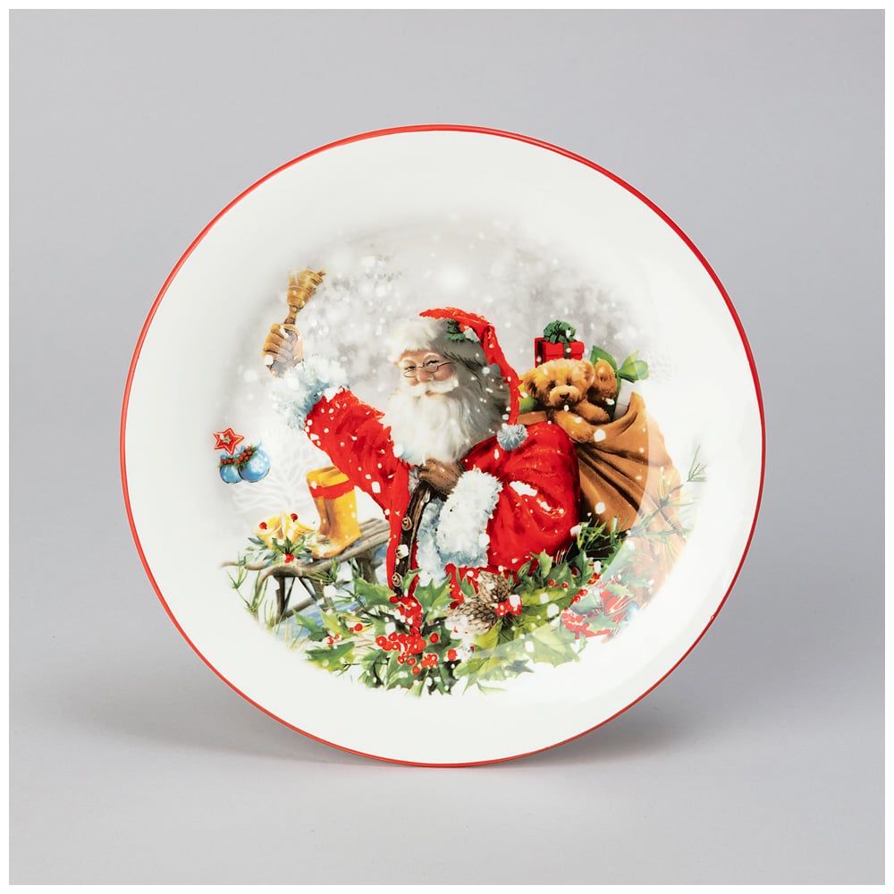 Изображение товара Тарелка закусочная Agness С НОВЫМ ГОДОМ 20.3x2 см 358-2283