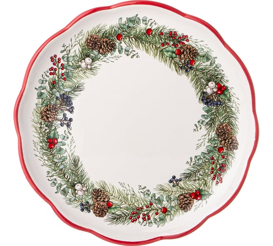 Изображение товара Тарелка обеденная Agness CELEBRATION 24.5x2.5 см 358-2257