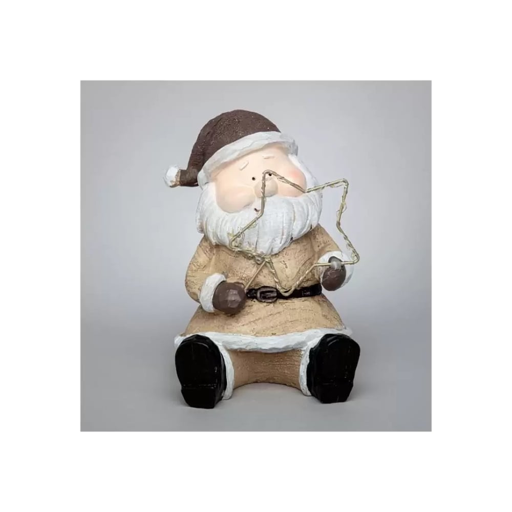 Изображение товара Фигурка Lefard ДЕД МОРОЗ с LED-подсветкой 15,5x16,5x21,3 см 248-176