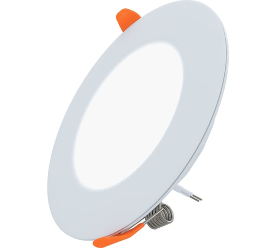 Изображение товара Светодиодная встраиваемая панель Lamper 6Вт, 230В, 4000К, 420Лм, 95мм, белая, IP20 606-1004