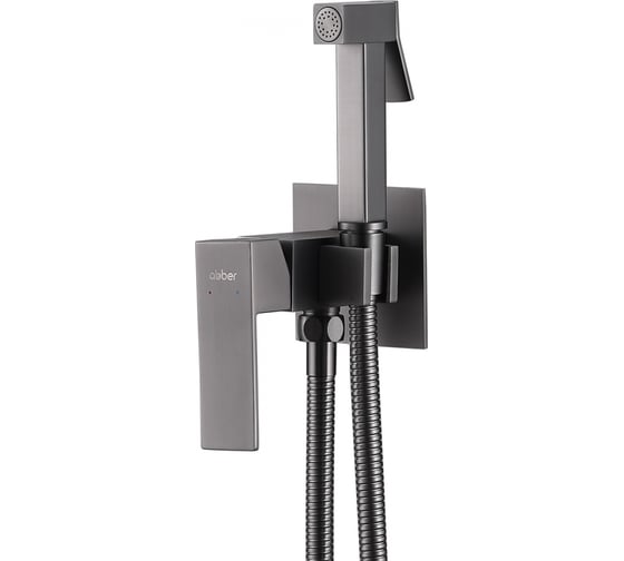 Изображение товара Смеситель ABBER Daheim с гигиеническим душем, никель AF8226NG