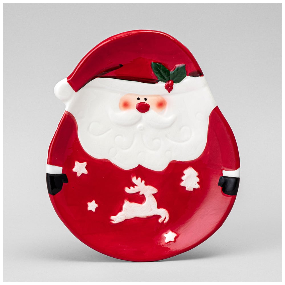 Изображение товара Десертная тарелка Lefard Christmas Holidays 20.5x17x2.5 см керамика дизайн новый год