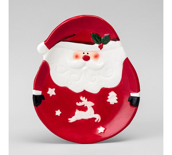 Изображение товара Тарелка десертная Lefard КОЛЛЕКЦИЯ CHRISTMAS HOLIDAYS 20.5x17x2.5 см 230-505