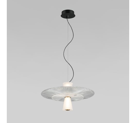 Изображение товара Подвесной светильник Eurosvet с акриловым и стеклянными плафонами Titania 40029/1 белый a069225