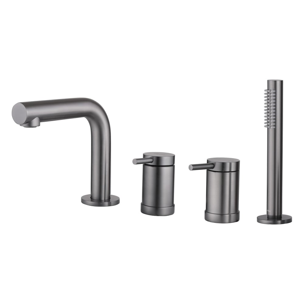 Изображение товара Смеситель ABBBER Emotion на борт ванны никель AF8813NG однорычажный