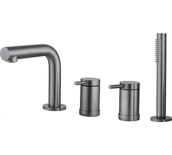 Изображение товара Смеситель ABBER Emotion на борт ванны, никель AF8813NG