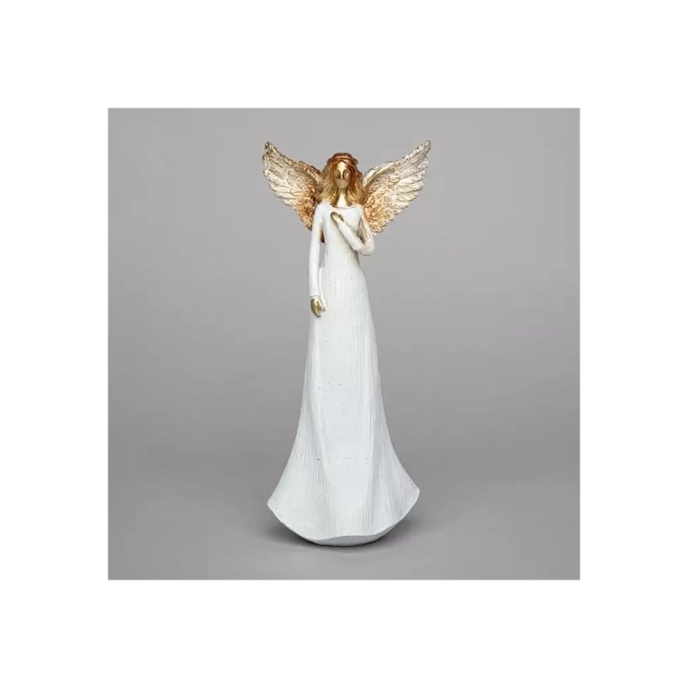 Изображение товара Декоративная фигурка Lefard Ангел из полистоуна 10,5x7,8x24 см белая