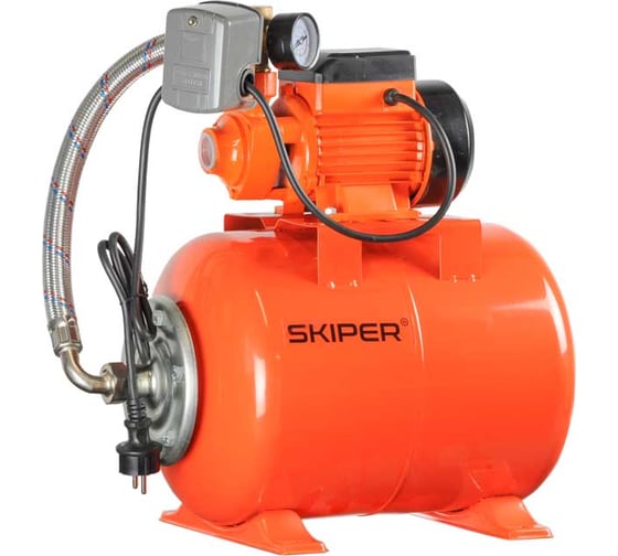 Изображение товара Станция водоснабжения автоматическая SKIPER WS50 (500 Вт, 2200 л/ч, 24 л, чугун) 00-00009282