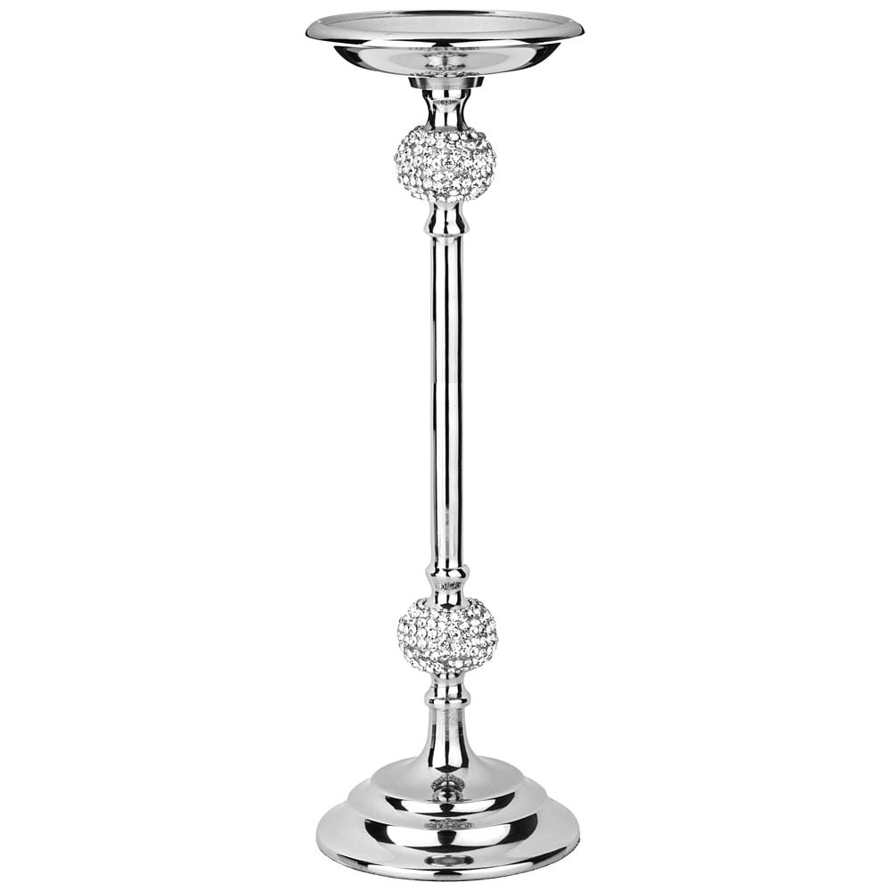 Изображение товара Подсвечник Lefard на 1 свечу 38 см, серебристый