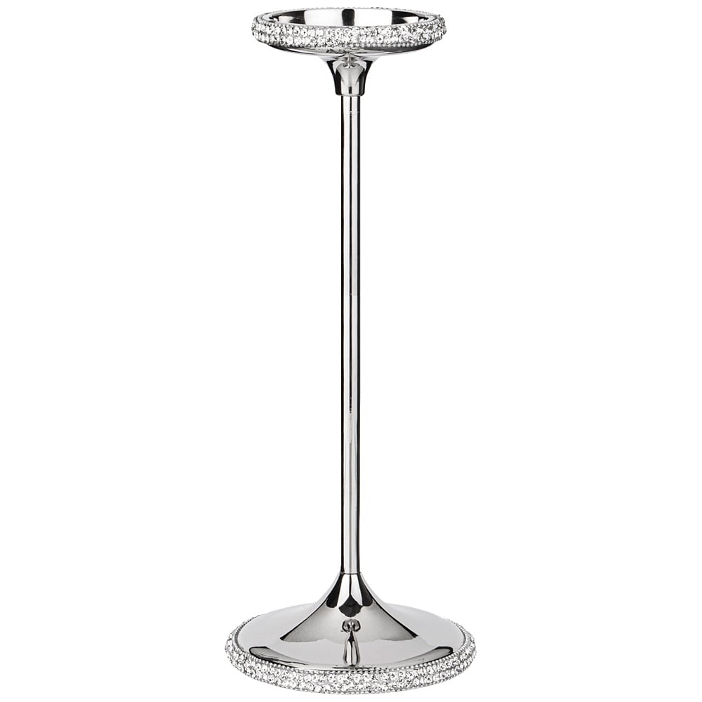 Изображение товара Подсвечник Lefard на 1 свечу 34 см серебристый с ножкой