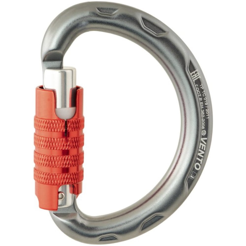 Изображение товара Карабин VENTO полукруглый Big-D автомат vnt 1140 для альпинизма скалолазания и туризма