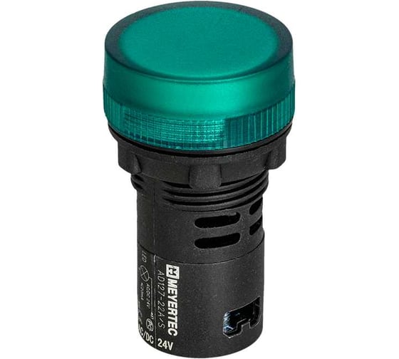 Изображение товара Сигнальная LED лампа MEYERTEC зеленый, 24V AC/DC IP65 MT22-SA13 R-00014406