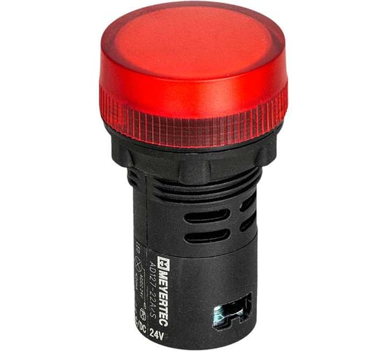 Изображение товара Сигнальная LED лампа MEYERTEC красный, 24V AC/DC IP65 MT22-SA14 R-00014407