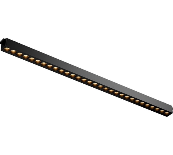 Изображение товара Светодиодный светильник трековый линейный VARTON Comfort L555 для магнитной системы Galakti 555x26x24 мм 30 Вт 4000 K 24 CRI>90 черный V1-R0-90162-91L10-2003040