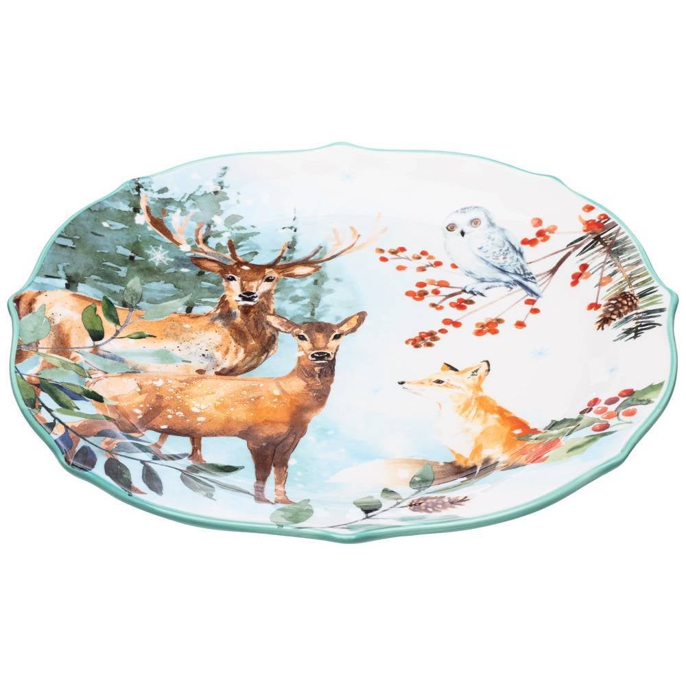 Изображение товара Обеденная керамическая тарелка Lefard ЛЕСНАЯ СКАЗКА 26.5 см дети дизайн