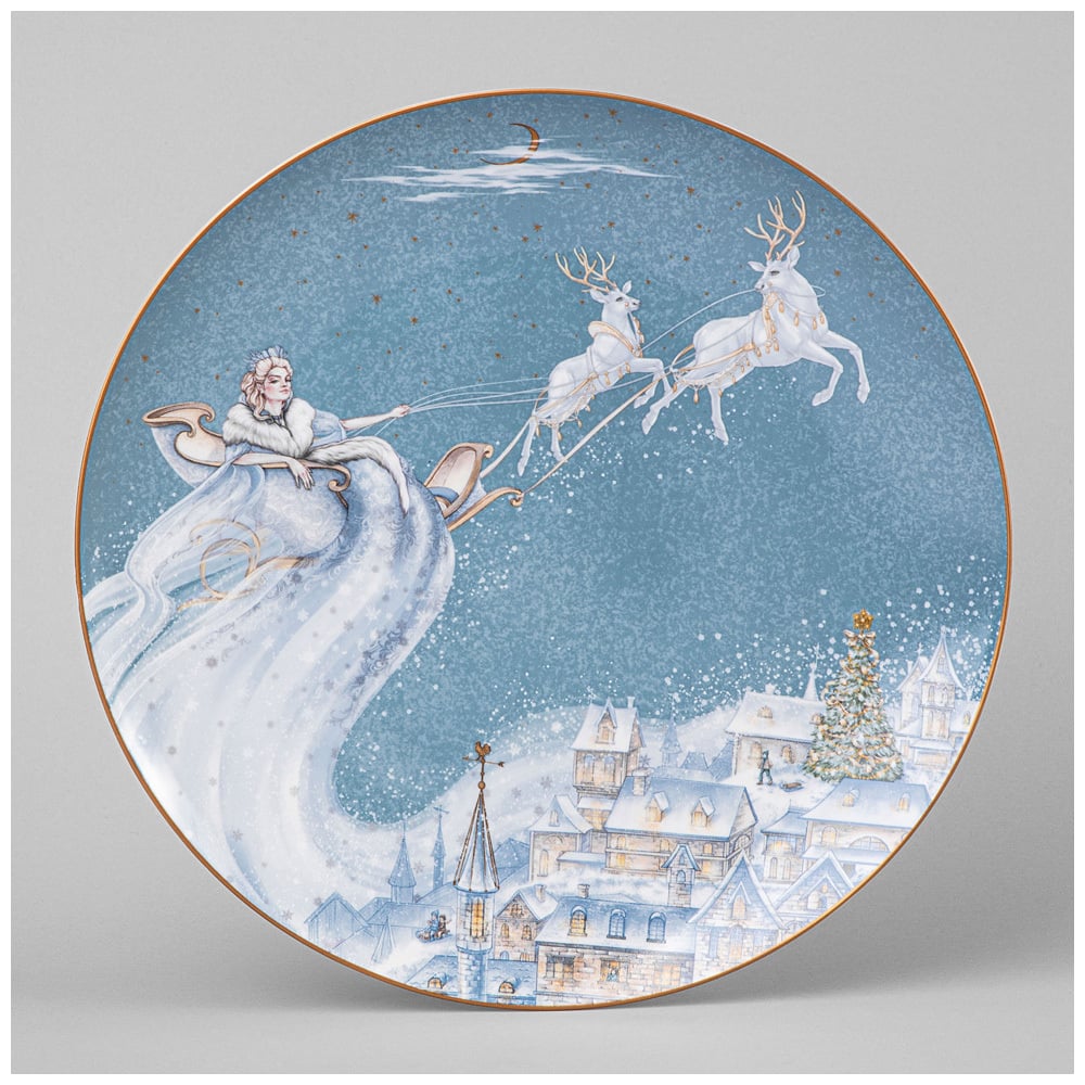 Изображение товара Тарелка обеденная Lefard Снежная Королева 25.5 см