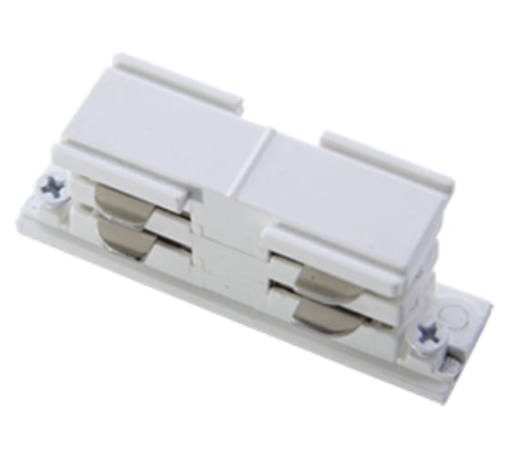 Изображение товара Соединитель внутренний VARTON I-образый белый (соединение 2х шинопроводов в прямую линию) V4-R4-00.0026.TRK-0001