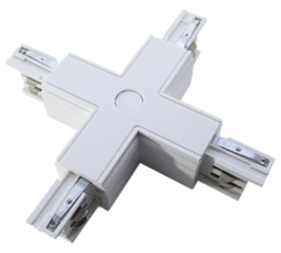 Изображение товара Соединитель X-образный белый VARTON V4-R4-00.0012.TRK-0001