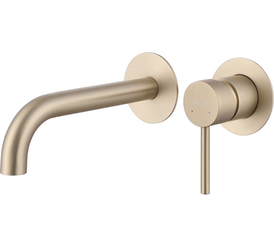 Изображение товара Смеситель для раковины ABBER Wasser Kreis скрытого монтажа, золото матовое AF8112G