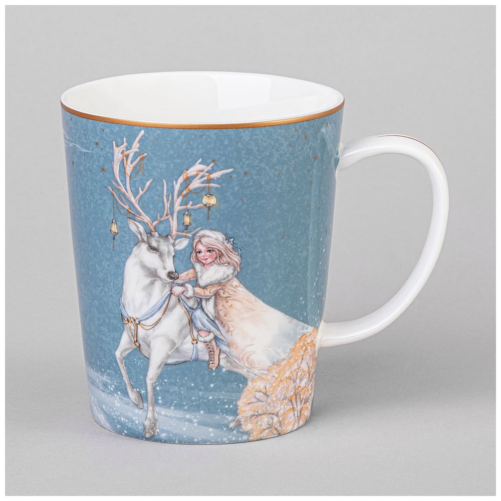 Изображение товара Кружка Lefard СНЕЖНАЯ КОРОЛЕВА 400 мл с двойными стенками для горячих напитков