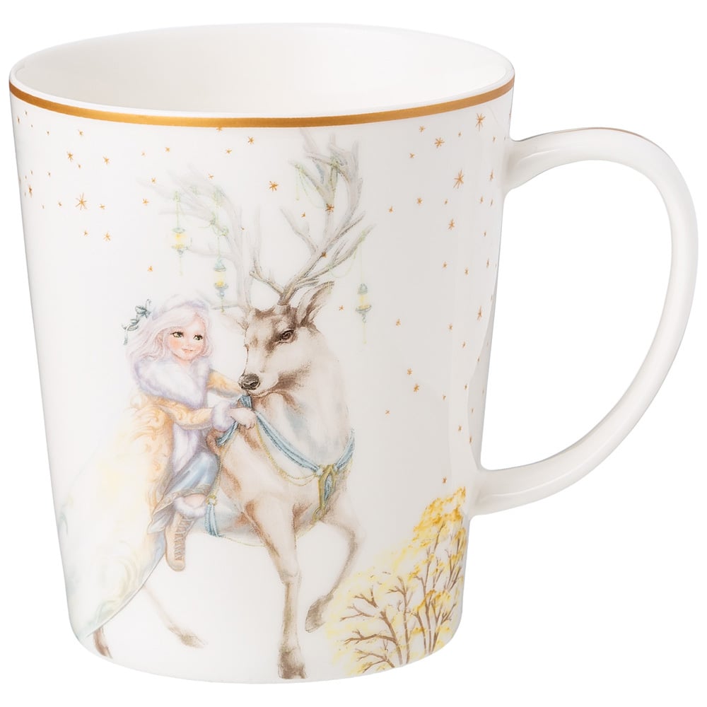 Изображение товара Кружка Lefard СНЕЖНАЯ КОРОЛЕВА 400 мл фарфор новогодний дизайн
