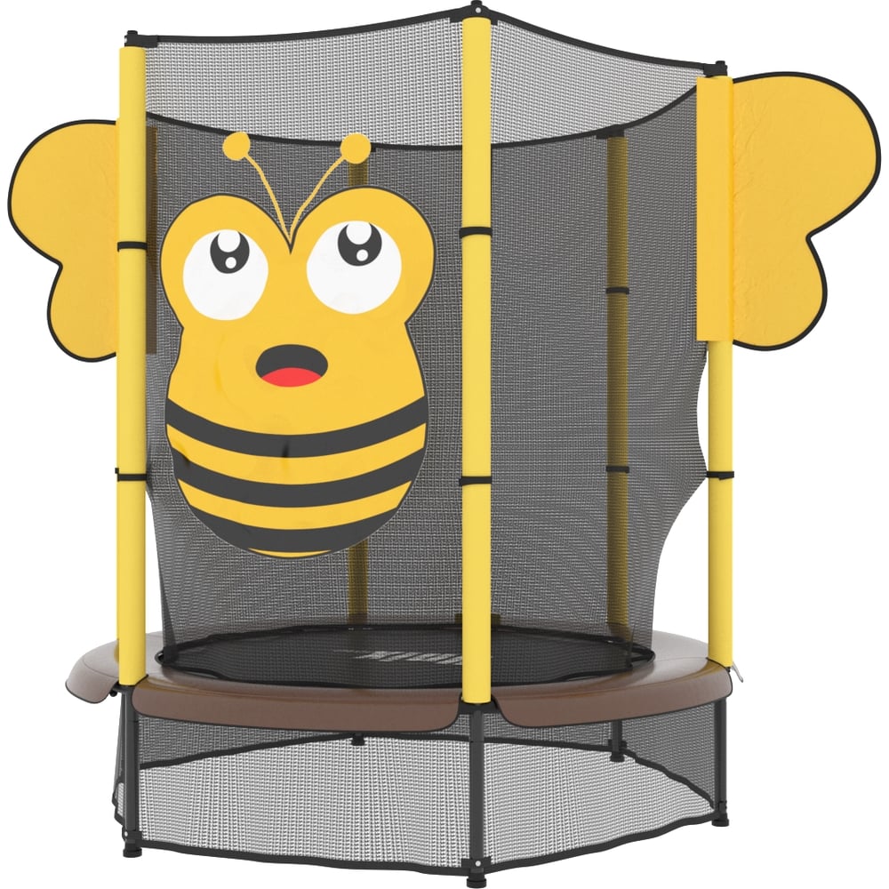 Изображение товара Батут UNIXFIT UNIX line 4. 6 ft BEE - детский и взрослый батут с безопасной конструкцией