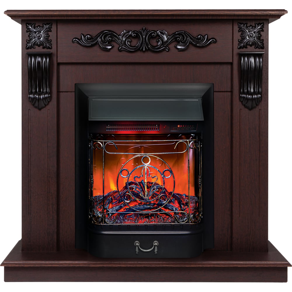Изображение товара Каминокомплект RealFlame DOMIO STD/EUG DN + MAJESTIC BL с пультом