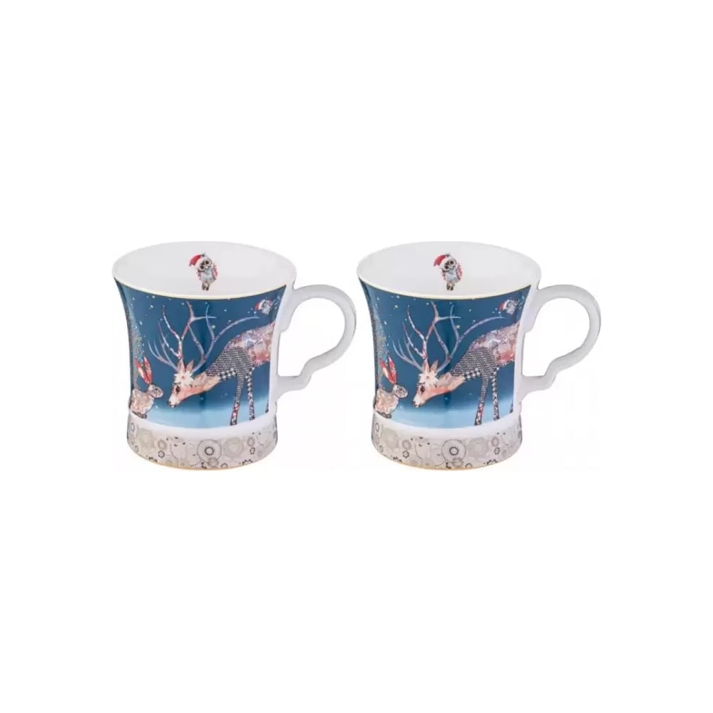 Изображение товара Комплект из 2 кружек Lefard CHRISTMAS 320 мл фарфор дизайн животные