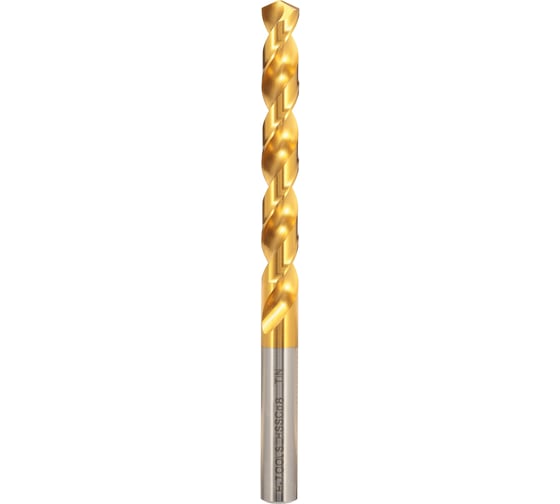 Изображение товара Сверло по металлу H-Tools 10.2x133/87мм DIN338 h8 HSSE-Co8 TiN 135 Pro 281102THT