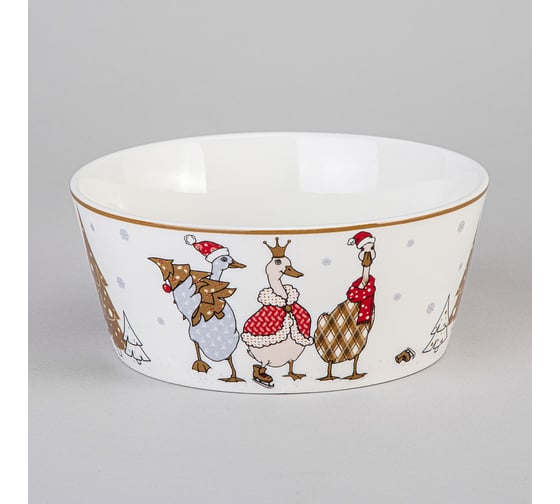 Изображение товара Салатник Lefard FAMILY CHRISTMAS 14,5x6 см, 650 мл (кор=36 шт.) 425-185