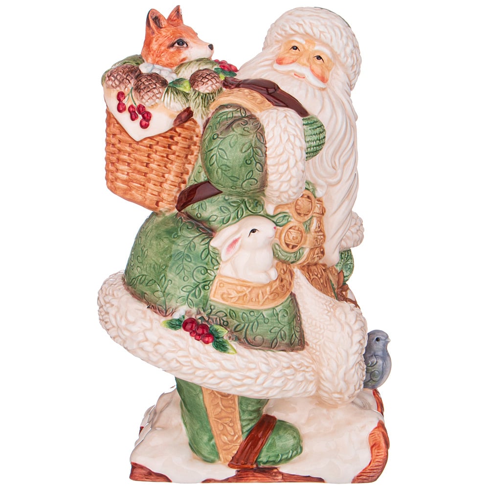 Изображение товара Фигура Дед Мороз на лыжах Lefard 19x18x31 см декоративное изделие