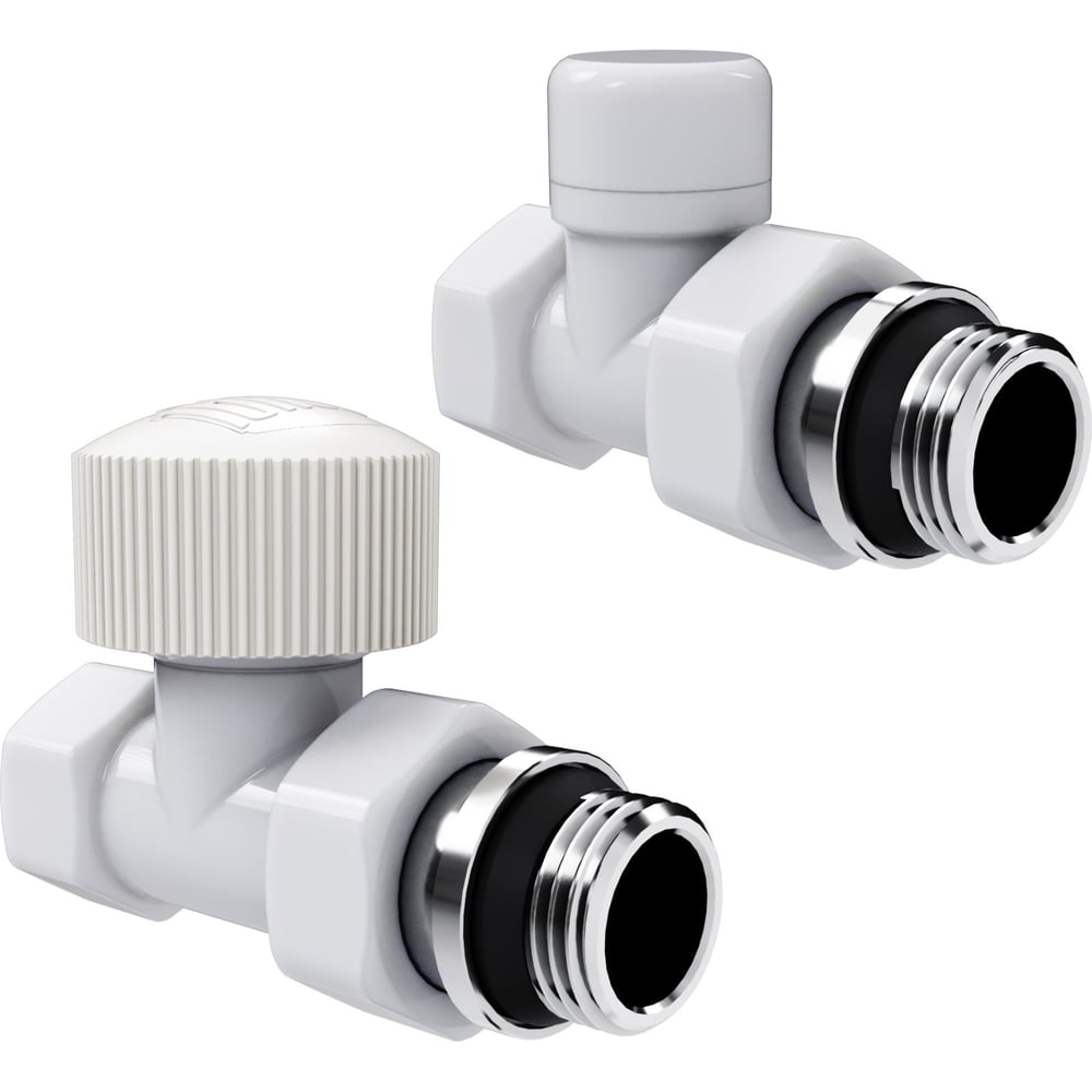Изображение товара Набор термостатический прямой Royal Thermo Design 1/2М30x1.5, белый НС-1640376