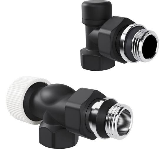 Изображение товара Набор термостатический осевой Royal Thermo Design 1/2М30x1.5, черный НС-1640375