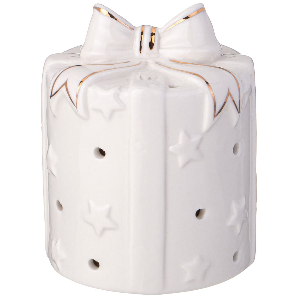 Изображение товара Фигурка Lefard с LED-подсветкой 7,7x7,7x9,6 см белая подарок