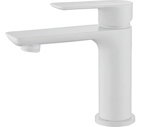 Изображение товара Смеситель для раковины ABBER Weiss Insel белый матовый AF8010FW