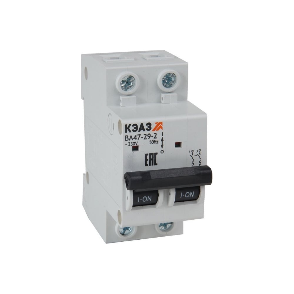 Изображение товара Выключатель автоматический модульный КЭАЗ ВА47-29-2C40-УХЛ3 40А IP20